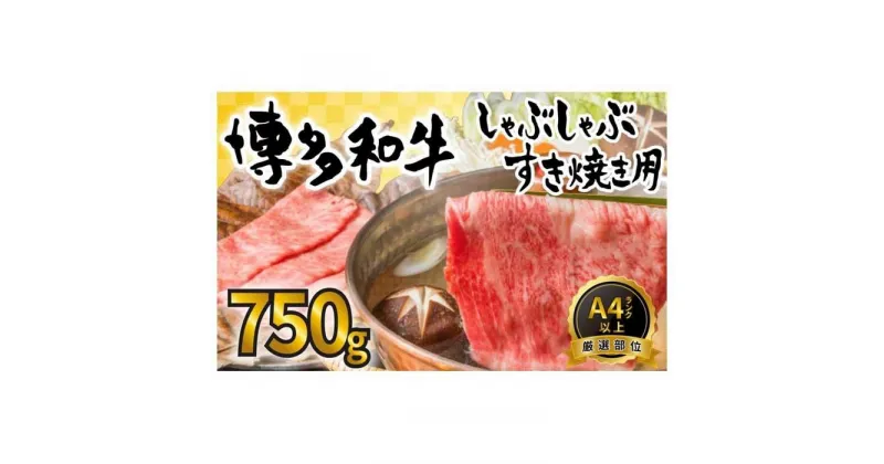 【ふるさと納税】訳あり！博多和牛しゃぶしゃぶすき焼き用 750g | 福岡県 大川市 ふるさと納税 ふるさと 納税 お取り寄せグルメ 取り寄せ グルメ お取り寄せ お肉 肉 博多和牛 和牛 しゃぶしゃぶ すき焼き 10000円 1万円