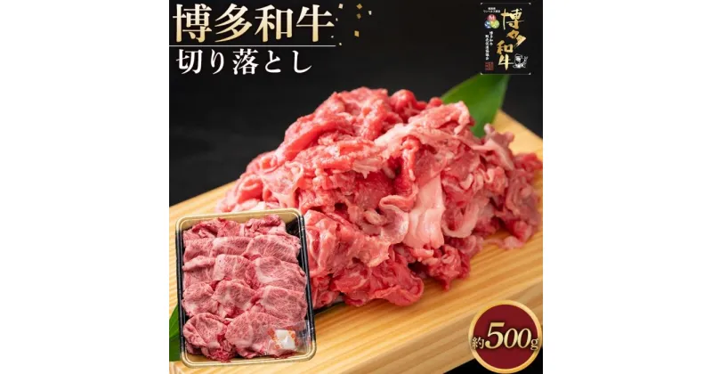 【ふるさと納税】博多和牛 切り落とし 500g ( 1パック ) | 肉 お肉 牛肉 和牛 博多和牛 ブランド牛 切り落とし 牛丼 炒め物 カレー シチュー すき焼き しゃぶしゃぶ 冷凍 福岡県産