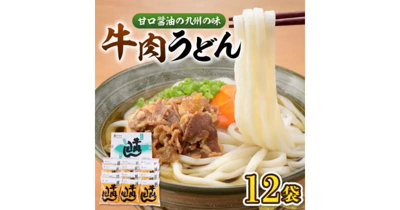 【ふるさと納税】牛肉 うどん 12食 《豊前市》【富士菊】うどん 牛肉 [VAI006] 14000 14000円