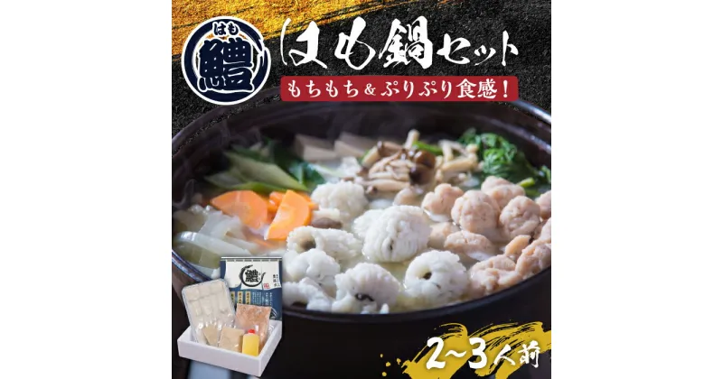 【ふるさと納税】はも鍋 セット 2〜3人前《豊前市》【豊築漁業協同組合】はも ハモ 鍋 [VAG014] 18000 18000円