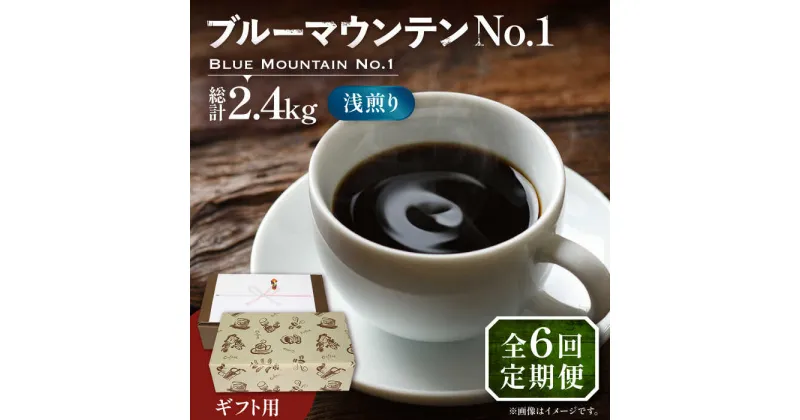 【ふるさと納税】【全6回定期便】【ギフト用】ブルーマウンテン NO.1 コーヒー 200g×2 ( 浅煎り ) 《豊前市》【稲垣珈琲】 珈琲 コーヒー 豆 粉[VAS153] 233000 233000円