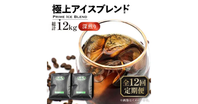 【ふるさと納税】【全12回定期便】極上 アイス ブレンド コーヒー 500g×2 ( 深煎り )《豊前市》【稲垣珈琲】珈琲 コーヒー 豆 粉[VAS187] 178000 178000円