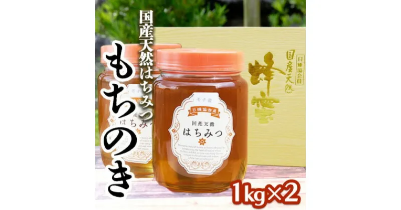 【ふるさと納税】はちみつ 国産 100％ 天然はちみつ もちのき 2kg (1kg×2) 無添加 無加工 ハチミツ 蜂蜜　小郡市