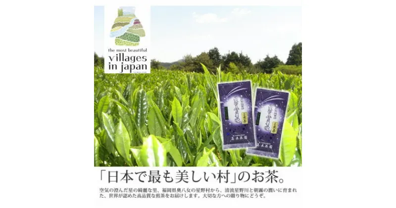 【ふるさと納税】奥八女星野村 深蒸し高級煎茶(深蒸し茶)100g×2袋【1463198】