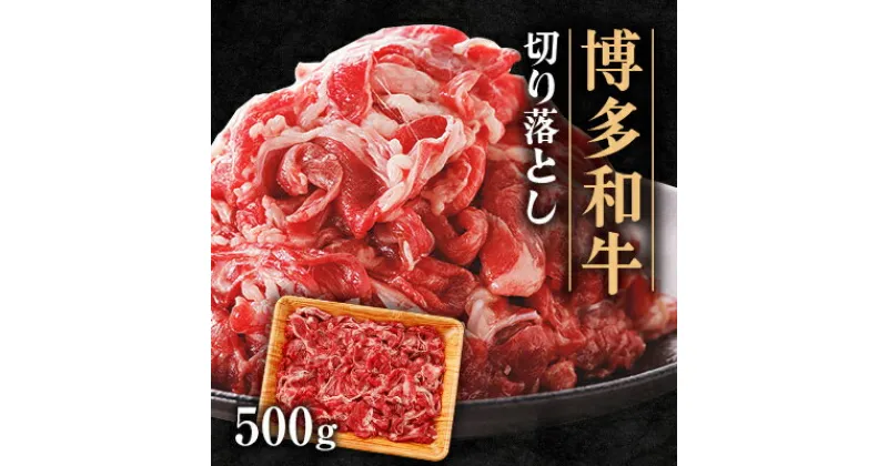 【ふるさと納税】博多和牛 切り落とし　500g_ 肉 和牛 牛肉 国産 切り落とし 切落し 博多和牛 肉じゃが カレー 牛丼 便利 人気 産地直送 贈答 ギフト 福岡県 博多 冷凍 送料無料 【配送不可地域：離島】【1511239】