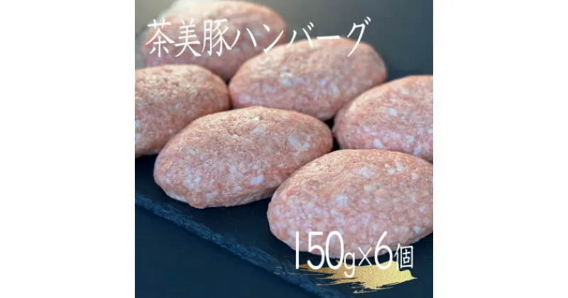 【ふるさと納税】極み茶美豚ハンバーグ 150g×6パック【配送不可地域：離島】【1517958】