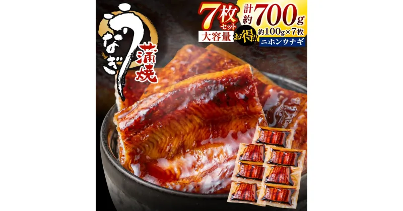 【ふるさと納税】うなぎ蒲焼き(約100g）×7Pセット【FLOWER】_HA1495 送料無料スタミナ 丼 どんぶり うな丼 家族 時短 手土産 お土産