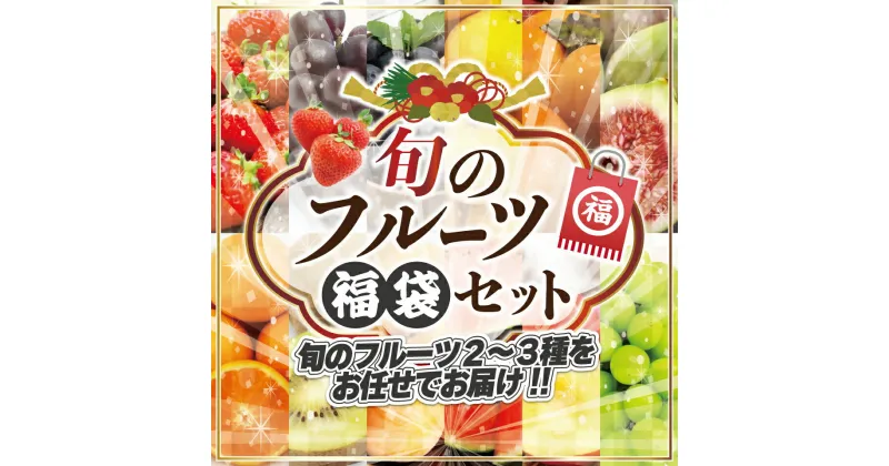 【ふるさと納税】何が届くかお楽しみ！むなかた旬のフルーツ福袋セット【JAほたるの里】_HA1541　送料無料果物 詰め合わせ お楽しみ 旬の時期 美味しい 宗像市