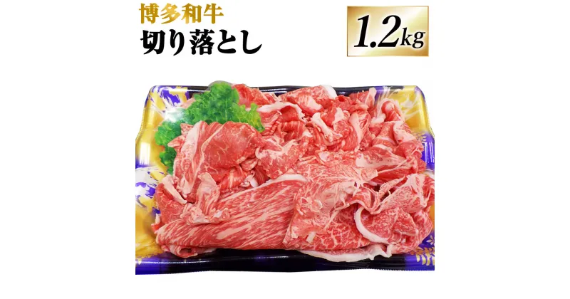 【ふるさと納税】博多和牛 切り落とし 合計1.2kg 400g×3 牛肉 切落し 肉 お肉 牛 和牛 小分け 福岡県産 九州産 国産 冷凍 送料無料 [F4239]