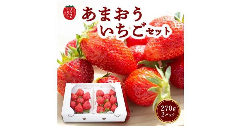 【ふるさと納税】 よかもんいちご あまおう苺セット2パック 2024年12月から2025年4月お届け