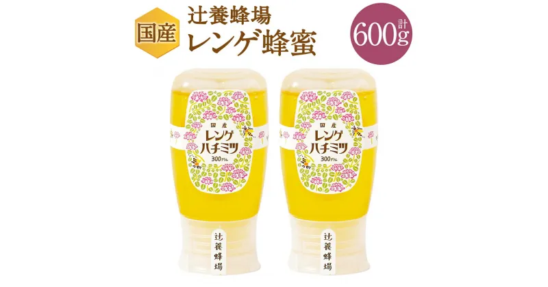 【ふるさと納税】辻養蜂場株式会社 レンゲ蜂蜜 300g×2本 合計600g 国産 九州産 天然蜂蜜 蜂蜜 はちみつ ハニー チューブタイプ 送料無料