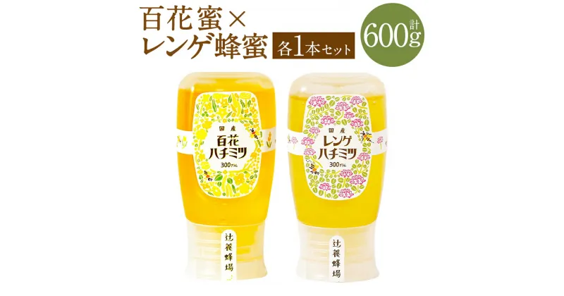 【ふるさと納税】辻養蜂場株式会社 百花蜜 レンゲ蜂蜜 300g×2本 合計600g 国産 九州産 天然蜂蜜 蜂蜜 はちみつ ハニー チューブタイプ 送料無料