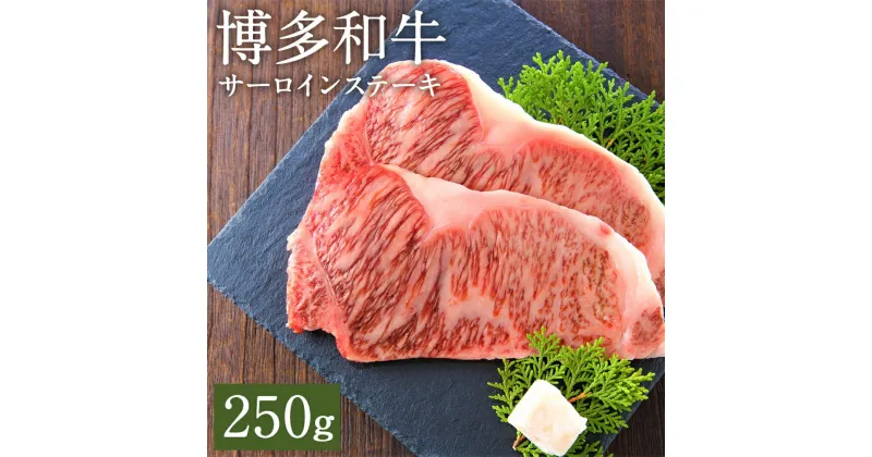 【ふるさと納税】博多和牛 サーロインステーキセット 250g 1枚 和牛 牛肉 サーロイン ステーキ 冷凍 福岡県産 九州産 国産 送料無料