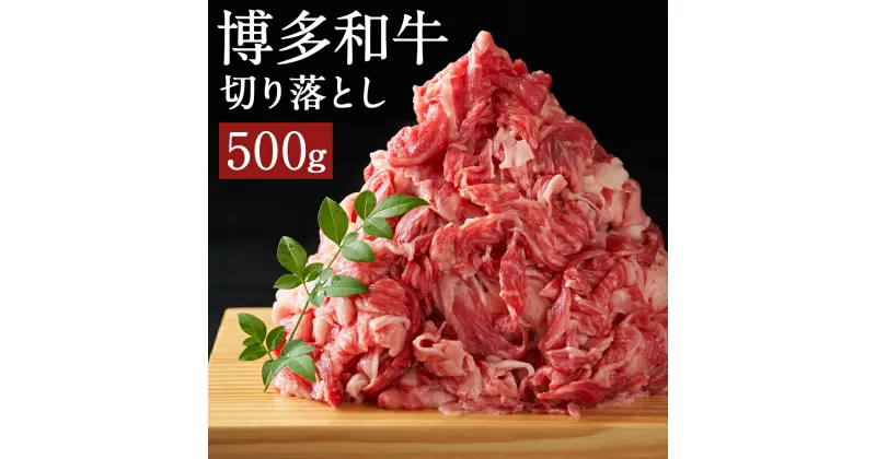 【ふるさと納税】博多和牛 切り落とし 500g 和牛 牛肉 切り落とし 牛肩又はバラ 冷凍 福岡県産 九州産 国産 送料無料