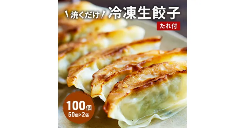 【ふるさと納税】餃子 セット 100個 (50個×2袋) 餃子のタレ付 生餃子 ぎょうざ ギョウザ 肉 にく お肉 加工品 一品香甘木店 ※配送不可：離島　朝倉市