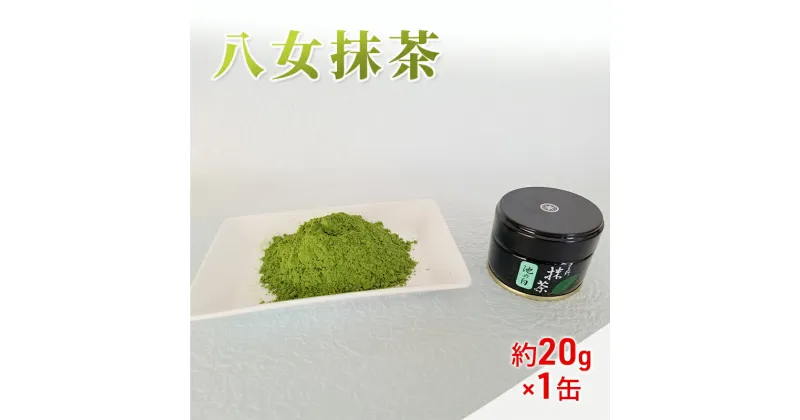 【ふるさと納税】抹茶 八女抹茶 約20g×1缶 粉末 粉末茶 お茶 星野 本格派抹茶　朝倉市