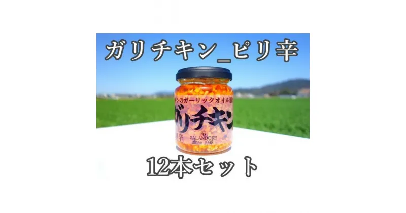 【ふるさと納税】ガリチキン ピリ辛 110g×12本　たれ・調味料・缶詰