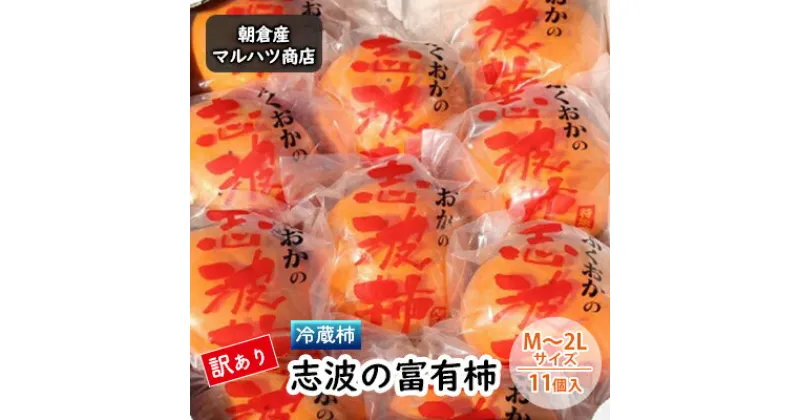 【ふるさと納税】訳あり 柿 冷蔵柿 志波の富有柿 M～2Lサイズ×11個入 マルハツ商店 配送不可：離島　果物類・柿・かき　お届け：2024年12月10日～2025年1月20日