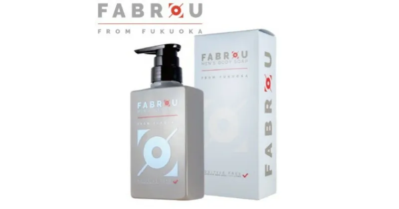 【ふるさと納税】FABROU メンズ ボディソープ 300ml　美容・石けん・石鹸/液体せっけん