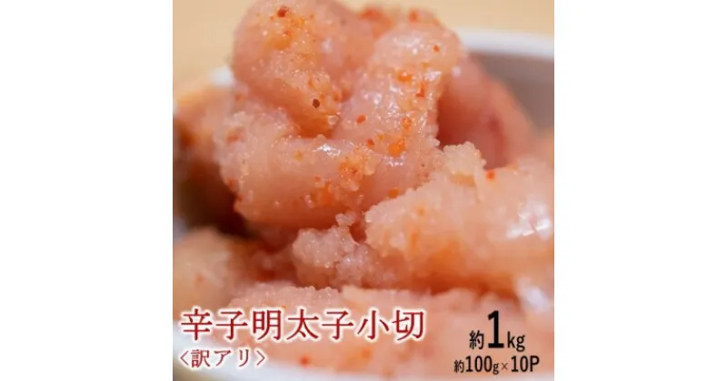 【ふるさと納税】訳アリ 辛子明太子 小切約1kg（約100g×10p）※配送不可：離島　 魚卵 つまみ 酒のあて 肴 ご飯のお供 おかず おにぎりの具 家庭用 ピリ辛 パスタ うどん ソース アレンジ 食材 海の幸