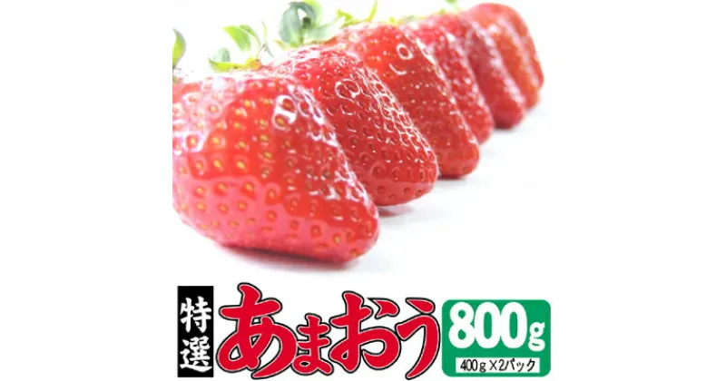 【ふるさと納税】いちご 2023年12月より発送 特選あまおう 800g※配送不可：離島　【 果物 フルーツ デザート 食後 特別栽培 最高等級 大玉 贈答用 贈り物 福岡県産 国産 日本産 】　お届け：2024年12月中旬～2025年3月末