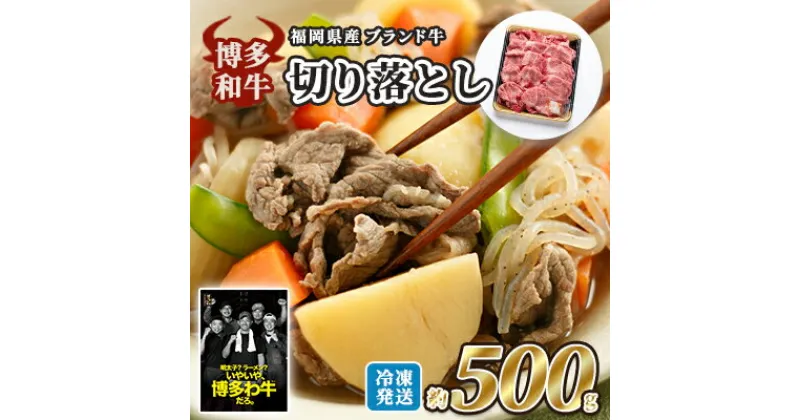 【ふるさと納税】牛肉 国産 博多和牛 切り落とし 福岡県産 約500g 配送不可：離島　 牛肉炒め物 炒め物 肉じゃが 煮物 お肉 国産牛 赤身 霜降り 上質な脂 ブランド牛 夕飯