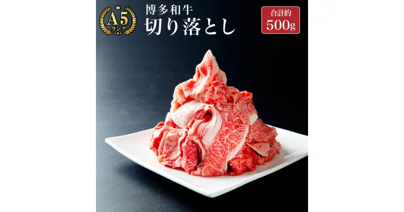 【ふるさと納税】みやま和牛 A5ランク 切り落とし 合計約500g すき焼き 国産 和牛 牛肉 肉 九州 冷凍 送料無料