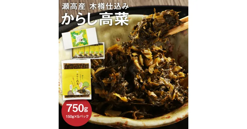 【ふるさと納税】瀬高産 からし高菜セット 150g×5 高菜漬 たかな 漬け物 漬物 つけもの ご飯のお供 野菜 福岡県産 九州 国産 福岡県 みやま市 送料無料